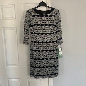 Black and silver dress